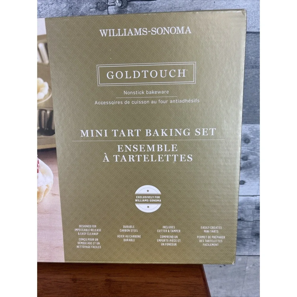Williams Sonoma Gold Touch Mini Tart Baking Set